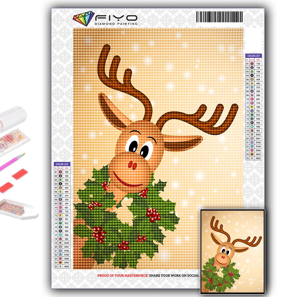 Популярная 5D Diy вышивка крестиком Рождественская елка Санта-Снеговик картина полная дрель набор для вышивки крестиком настенная наклейка домашний декор