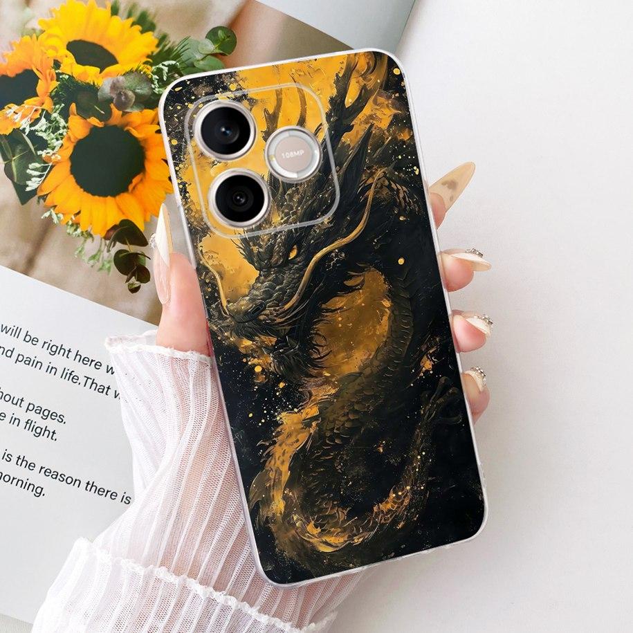 For Cover Honor 600 Lite 2026 Phone Case LNA-NX1 Cool Dragon Cartoon Soft Silicone Slim Back Coque For Honor 500 Smart 5G Bumper