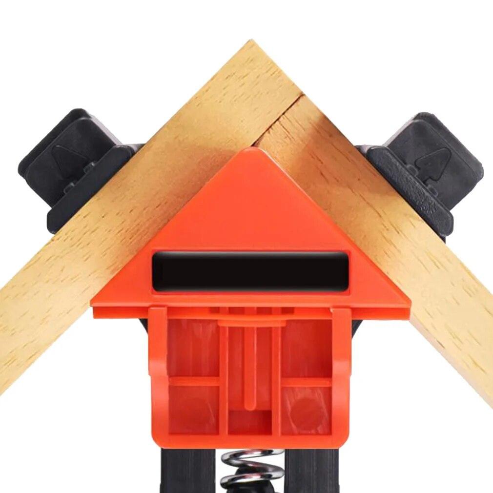 4 шт. Портативный прямоугольный зажим для деревообработки, пружинный зажим, 90-градусный локатор, набор принадлежностей для электроинструмента