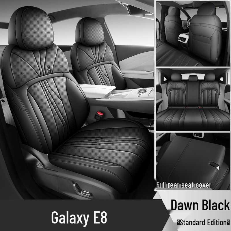 Galaxy E8 2025 Perforated Leather Seat Cover - Full Surround, Four Seasons