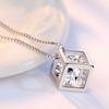 Ожерелье Love Rubik's Cube для женщин, японское и корейское, простое персонализированное ожерелье с подвеской на ключицу