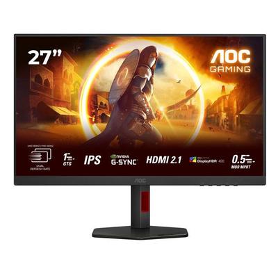 Игровой монитор - AOC - 27'' - 4K/FHD - 160Hz/320Hz - Панель Fast IPS - 0,05мс - Регулировка по высоте - U27G4R