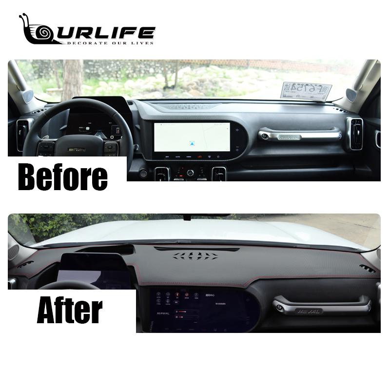 Коврик для приборной панели, чехол для приборной панели, козырек от солнца, чехол для приборной доски, ковер, силикагель для Haval Dargo 2022 2023, большая собака