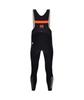 Santini Men's Hero Bib Tights, AW1180GITHERO, Black/Orange