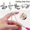 1/3pcs Knitting Tools Including Adjustable Crochet Hooks,Stitch Markers,Knitting Thimble,Spring Guide Needle, Sewing Accessorie