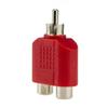 Audio Converter Audio Plug Audio Cable Y Adapter Connectors Plugs RCA to 2 RCA Audio Adapter