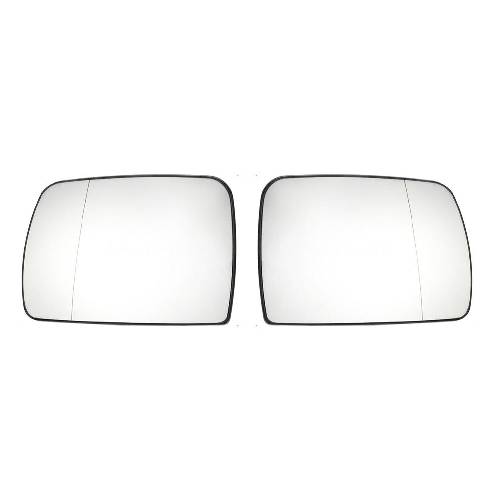 Боковой обогрев зеркала заднего вида, противотуманное зеркало на дверь, лист, подходит для BMW X5 E53 1999-2006 51168408797 51168408810