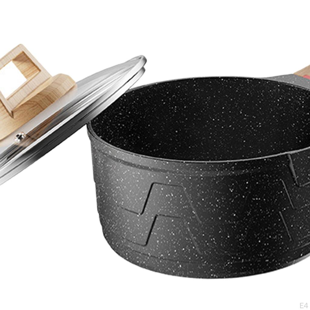 Молочный горшок с антипригарным покрытием для детского завтрака, 16 см, маленькая сковорода для плавления шоколада, нагревание, плавление, приготовление пищи