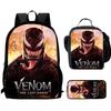 Школьный рюкзак Venom 3 Высокое разрешение Многофункциональный Оксфорд Легкий Рюкзак
