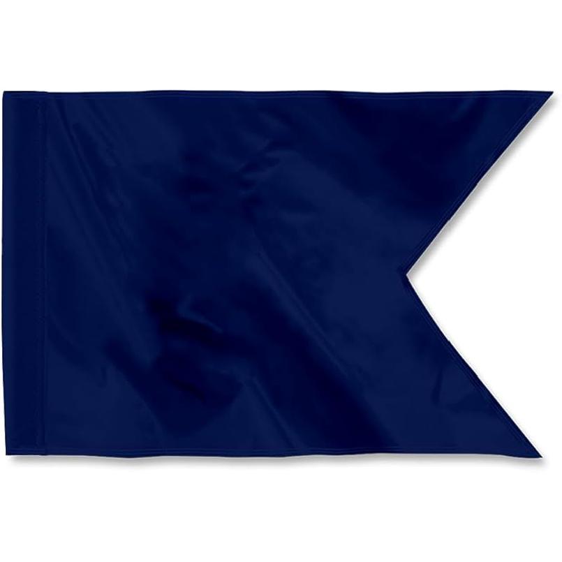 Fyon guidon flag Guidons Personalize Flags Double sided 3ply 20x27inch Banner No Customization (Blue 2 Grommets)