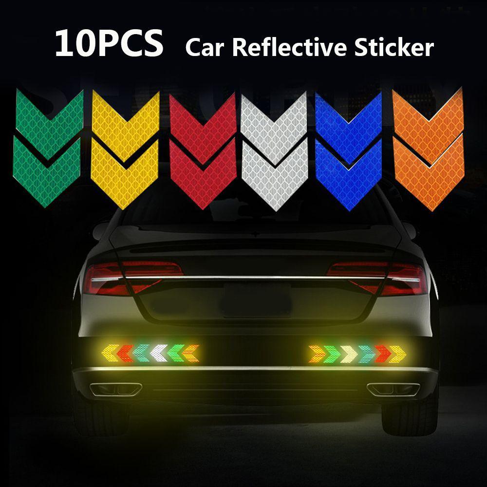 Arrow Decal Reflector Auto Body Reflective Sticker Exterior Accessories Car Accessories Car Sticker