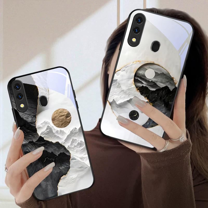 Кластер Снежных Гор Для Samsung Galaxy A20 A20s 21s A22 A23 A24 A25 A26 A42 A90 A50 A55 52s A56 A70 A71 72 стеклянный чехол для телефона