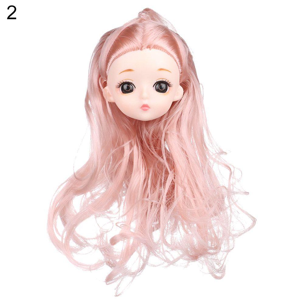 Girl Gift Hairstyles 1/6 BJD Doll Head 16cm Dolls Ancient Doll Accessories DIY Head Wear