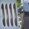 Side Door Guard, Door Trim, Side Door Bumper, Carbon Fiber, Protective Stickers, For Automobiles,