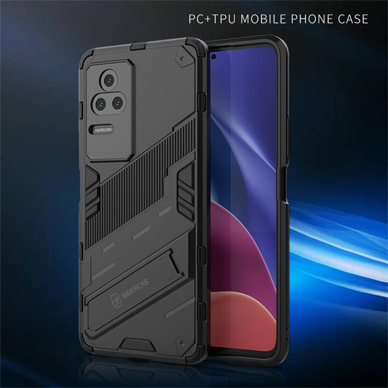 Чехол для Xiaomi Poco F4 Чехол для Poco F4 5G Capas Задняя противоударная подставка-держатель Чехол для Poco M4 X4 X3 Pro F4 GT F3 Fundas