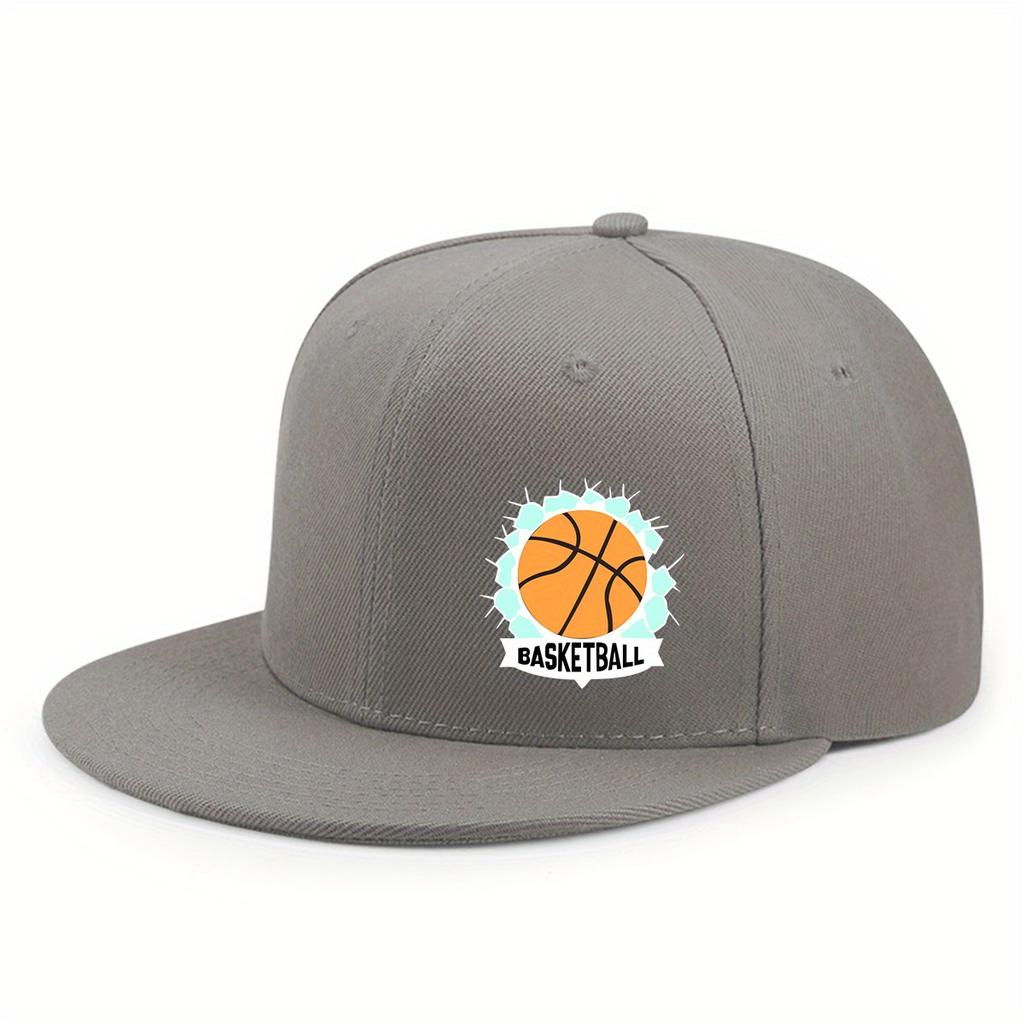 Баскетбольная Графическая Кепка Snapback Полиэстер Плоский Козырек Хип-Хоп Кепка для Унисекс Повседневная Уличная Одежда