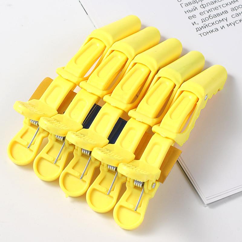 5Pcs/Lot Plastic Hair Clip Hairdressing Clamps Claw Section Alligator Clips Barber For Salon Styling Hair Accessories Hairpin
