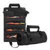 Свернутая сумка для инструментов с ручкой, несколькими отделениями, водонепроницаемая прочная сумка-органайзер на молнии большой емкости
