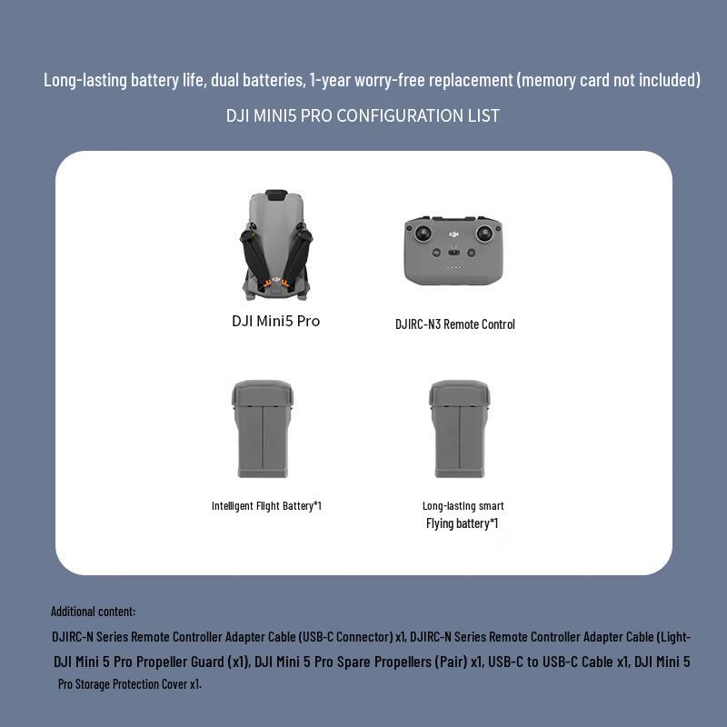 DJI Mini5pro Drone Long Endurance Dual Battery Pack (CN version)