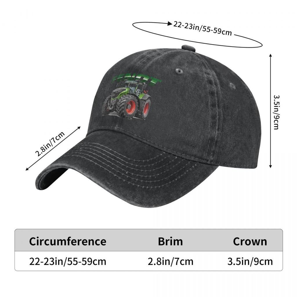 Fendt German Tractors Men Women Baseball Caps Farmer Farming Distressed Cotton Hats Cap Retro Outdoor Summer Snapback Cap