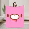 Gloomy Bear Blanket Kawaii Super Warm Pattern Plush Bedding Throws For Bedroom Travel Flannel Bedspread Bed Cover