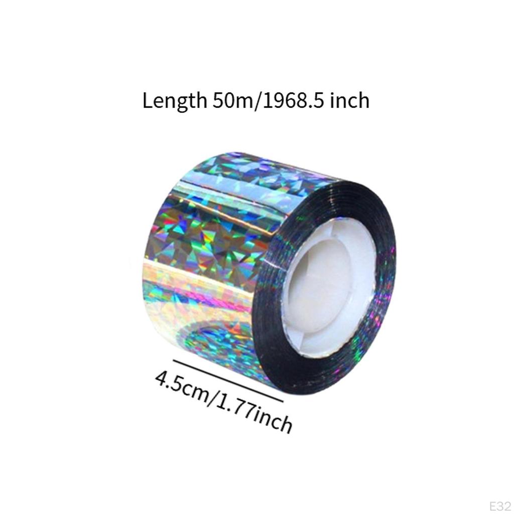 Лента для отпугивания птиц, светоотражающая, предотвращает нападение птиц, двухстороннее средство отпугивания