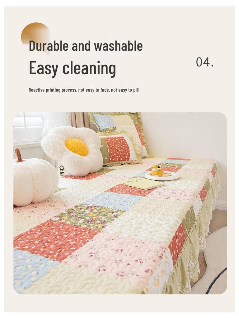 Роскошный комплект подушек для эркера премиум-класса с ламбрекеном - Нескользящий и машинная стирка