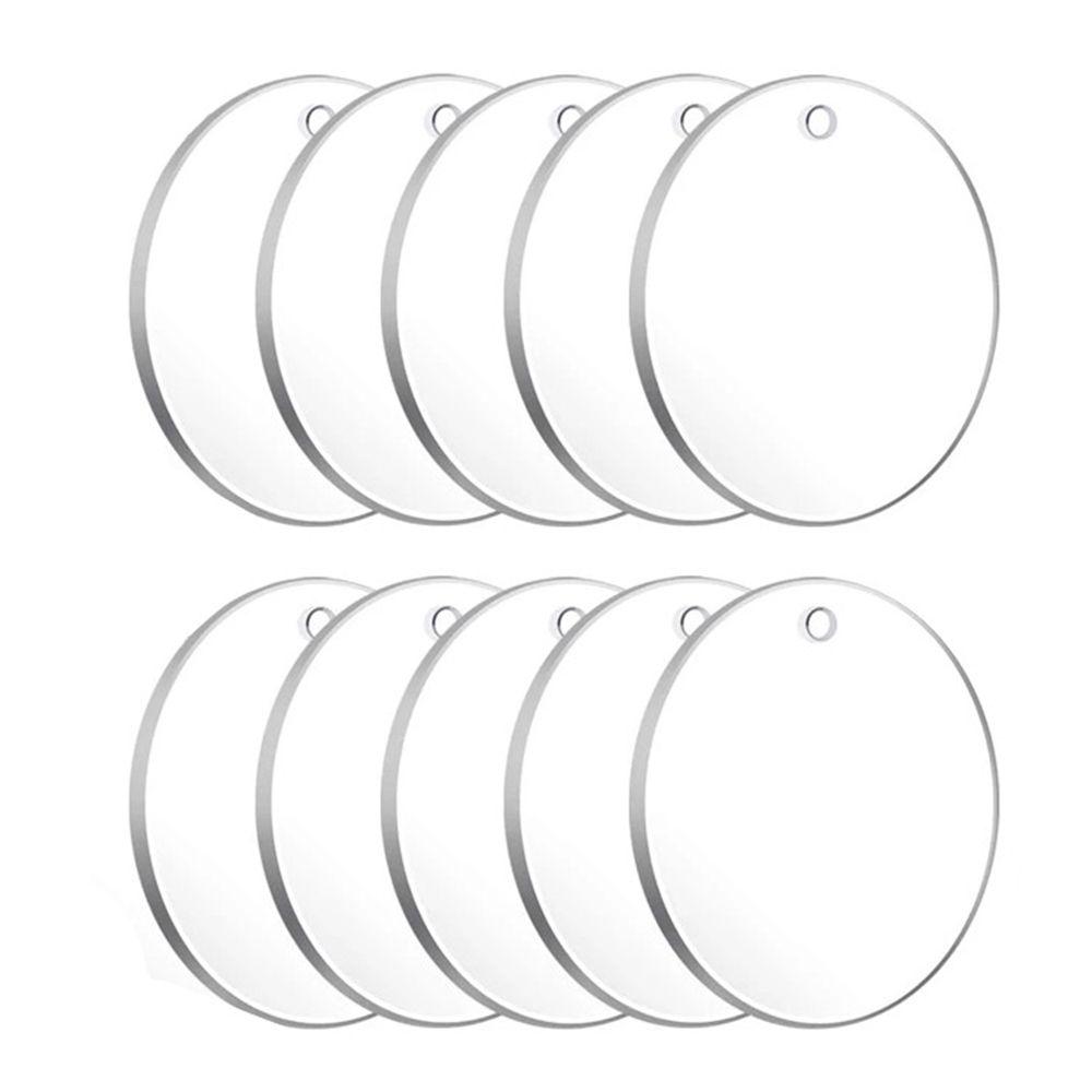 2 Inch Acrylic Blank Keychain Acrylic Clear Circle Discs Circles Keychain Blanks Discs Keyrings