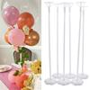 6pcs/set Balloon Holder Stand Balloon Stick Stand Wedding Birthday Party Table Decor Baby Shower Supplies Balloon Accessories