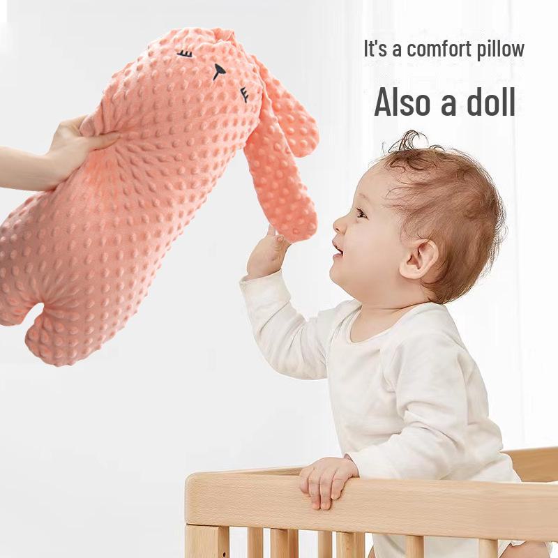 Двусторонняя успокаивающая подушка для сна младенца - Cartoon Crystal Velvet