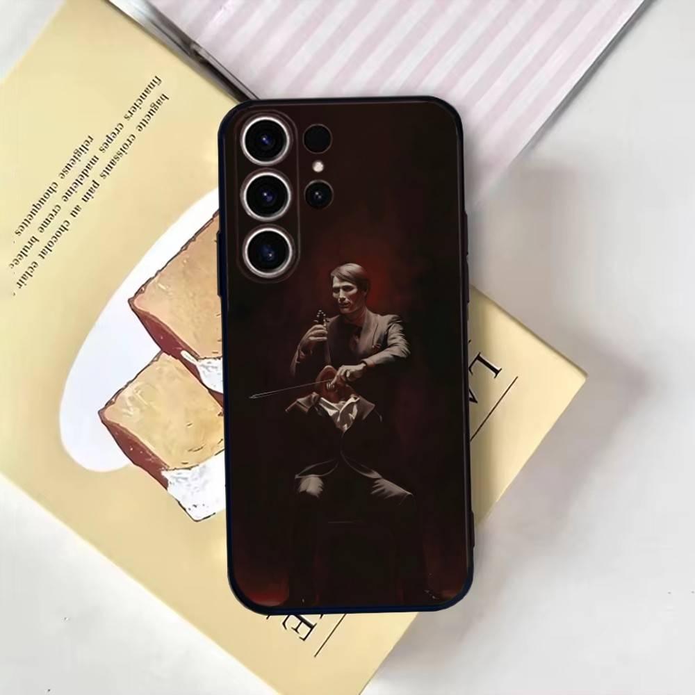 Чехол для телефона Graham Hannibal Mads Mikkelsen для Samsung S25, 24, 21, 22, 23, 30, Ultra, 20, Plus, Fe, Lite, Note, 10, 9, Мягкий черный чехол