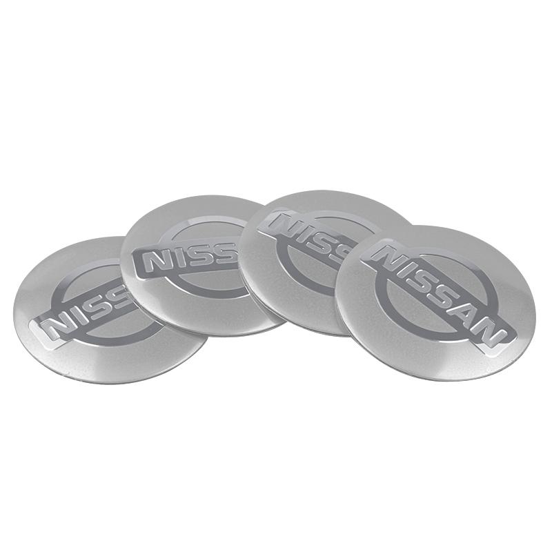 Car New Styling 56mm Wheel Center Hub Cap Sticker Badge Decoration Nissan Qashqai Note Juke Nismo Patrol Navara Mic GTR X-trail