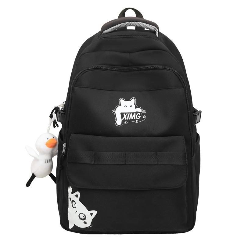 Женский рюкзак большой емкости для мальчиков и девочек, контрастный по цвету рюкзак для школьников