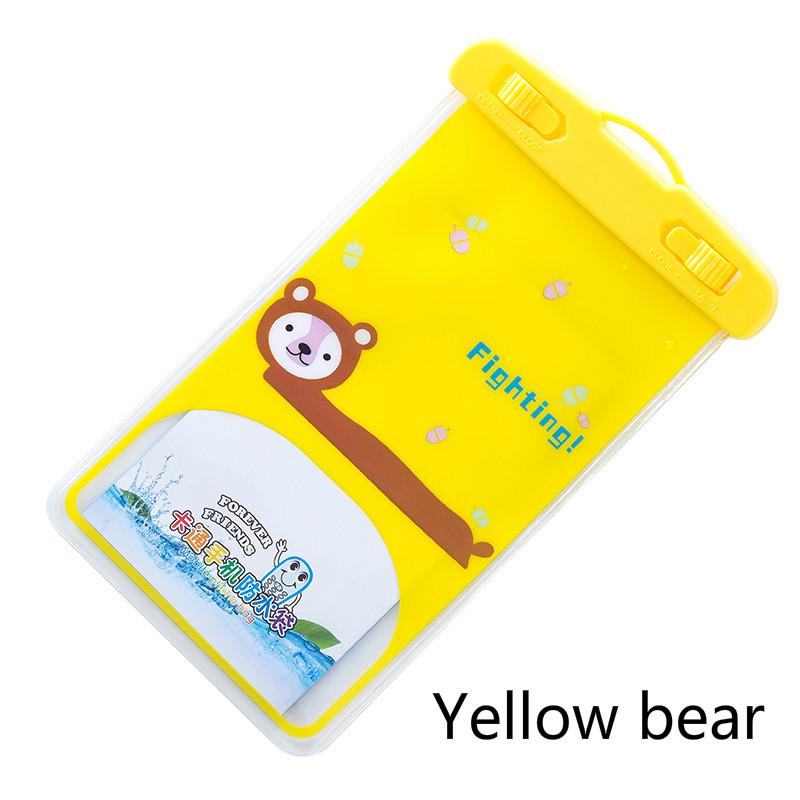 Креативный мультяшный телефон водонепроницаемая сумка для аксессуаров для смартфонов красочные животные ПВХ герметичная водонепроницаемая сумка сумка для дайвинга на горячих источниках