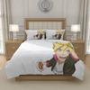 N-Naruto U-Uzumaki N-Naruto Anime Comforter Cover Set Bedding Microfiber Bedroom Gift for Boys Girls Single Double King Size, EU US UK AU DE