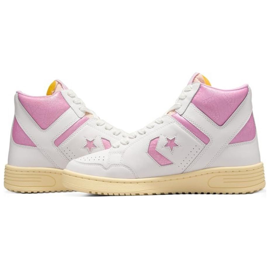Converse Shai Gilgeous-Alexander x Weapon High Vintage White Winsome Orchid унисекс кроссовки розовые A13355C
