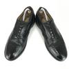 Сделано в Италии Винтаж Goodyear Welt Полные броги Декоративная подошва с гвоздями Оксфорды с крыльями Размер 27.0-27.5см Черный(ИСПОЛЬЗОВАЛ)