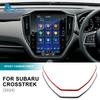 For Subaru Crosstrek Impreza 2024 2025 2026 Real Soft Carbon Fiber Sticker Car Central Control Navigation Interior LHD RHD