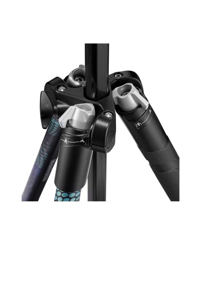 В комплект входит зажим для смартфона Manfrotto Element MII Алюминиевый штатив BL Максимальная высота 160 см Высота хранения Вес Грузоподъемность 8 кг Поворотный замок