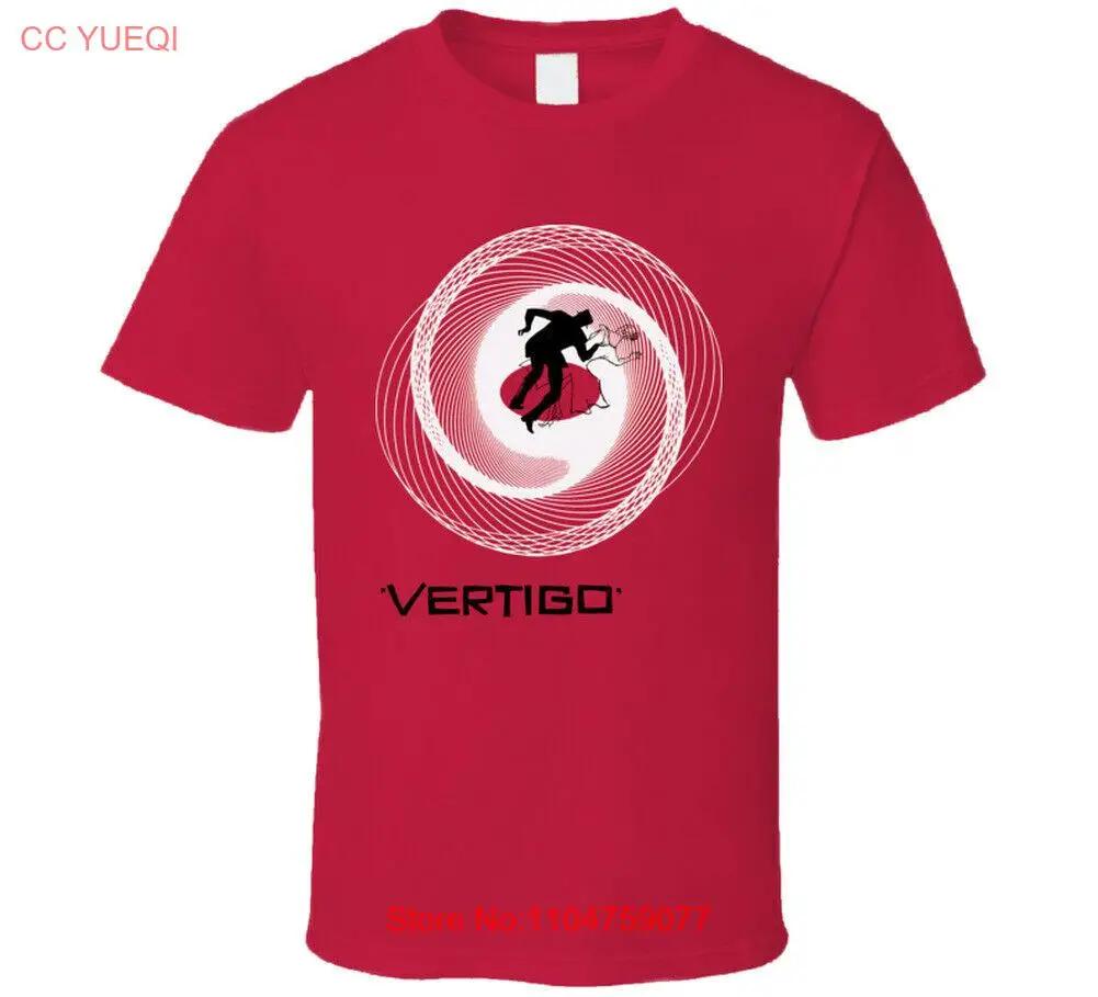 Vertigo Classic Movie Hitchcock T Shirt vintage Washed designer clothes graphic Casual Top For Everyday Wear Stretched Slightly