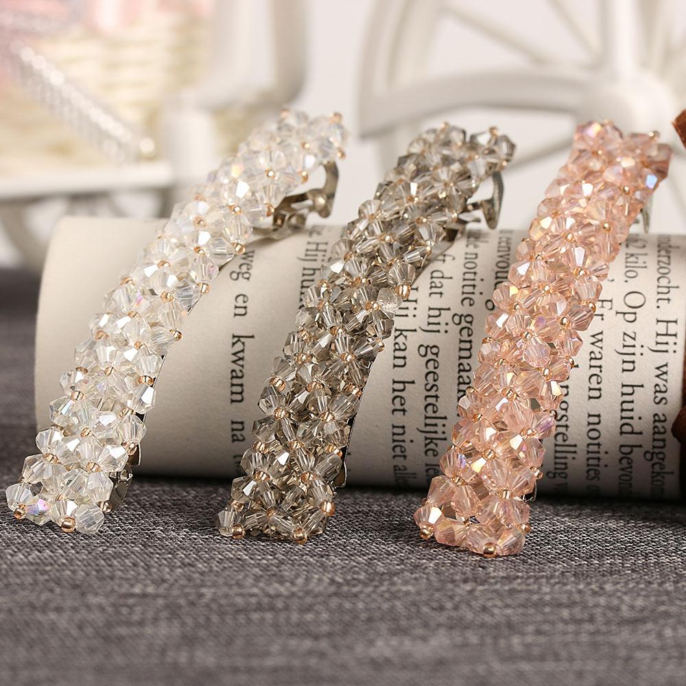 Fashion Headwear Bling Hair Clip Hairpin Barrette Crystal Rhinestone