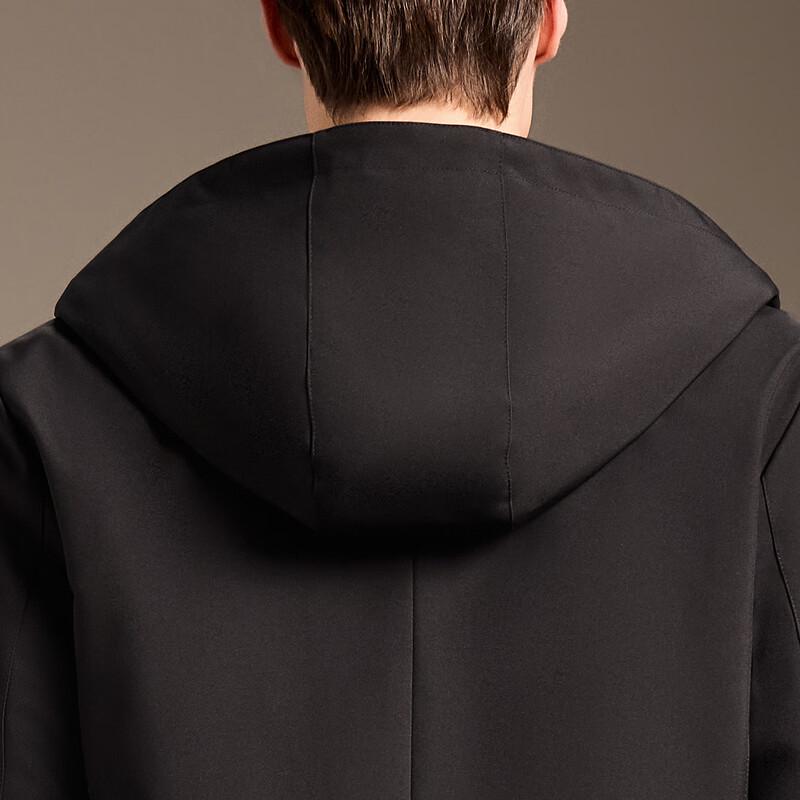 Мужское теплое пальто с капюшоном Antonio со съемной подкладкой