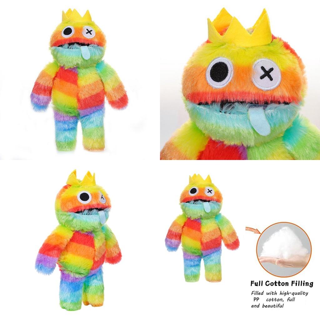 Adorable Roblox Rainbow Friends Plush Toy Villain Soft Stuffed Doll Kids Gift