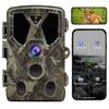 Wifi 812 Pro Wildlife Trail Camera, Wireless Hunting Cameras 36mp4k 940nm Ir Night Vision Potraps Tracking Cam