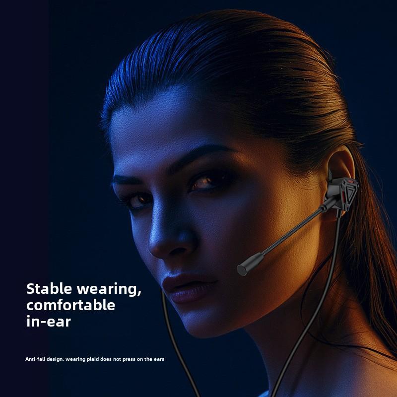 Киберспорт с микрофоном Игры Мобильные игры Наушники-вкладыши Мобильный телефон Компьютер Проводная гарнитура