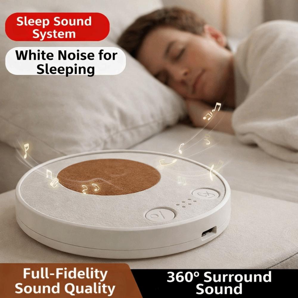 White Noise Sleep Aid Speaker Bluetooth 5.4 Wireless Sleeping Speaker Music Listening Artifact