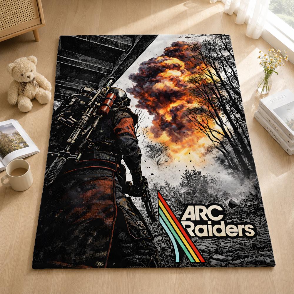Game A-ARC Raiders Throw Blankets Soft Warm Flannel Blanket Bedding for Bed Living room Home Sofa