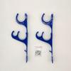 2Pcs Pool Poles Hanger Hooks Plastic Holder with Screws for Outdoor Swimming Pool Telescopic Poles Brushes Garden Hoses