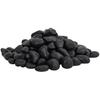 Galets polis - VIDAXL - Noir - 25 kg - Décoration Aquarium - Plantes Jardin