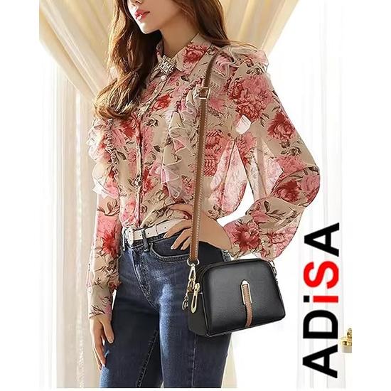 ADISA Женская Девушки Зерна Сумка-слинг через плечо (SL5141)